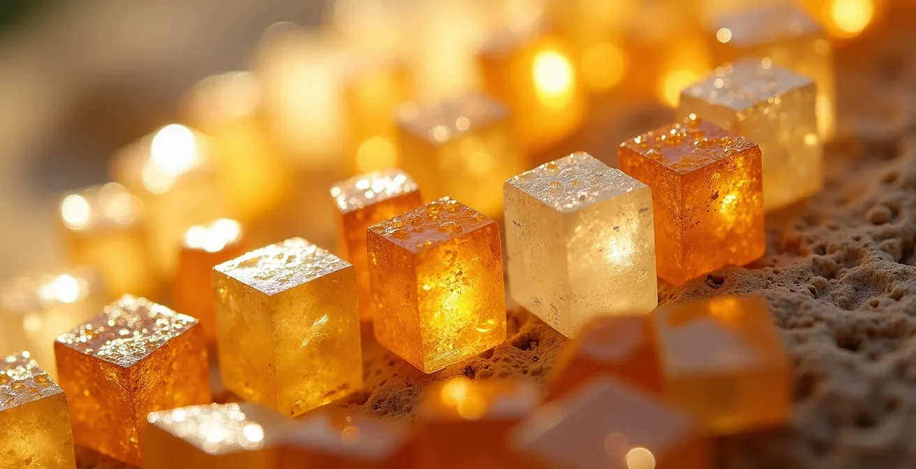 Cristaux de citrine et quartz clair disposés en spirale sur surface de méditation