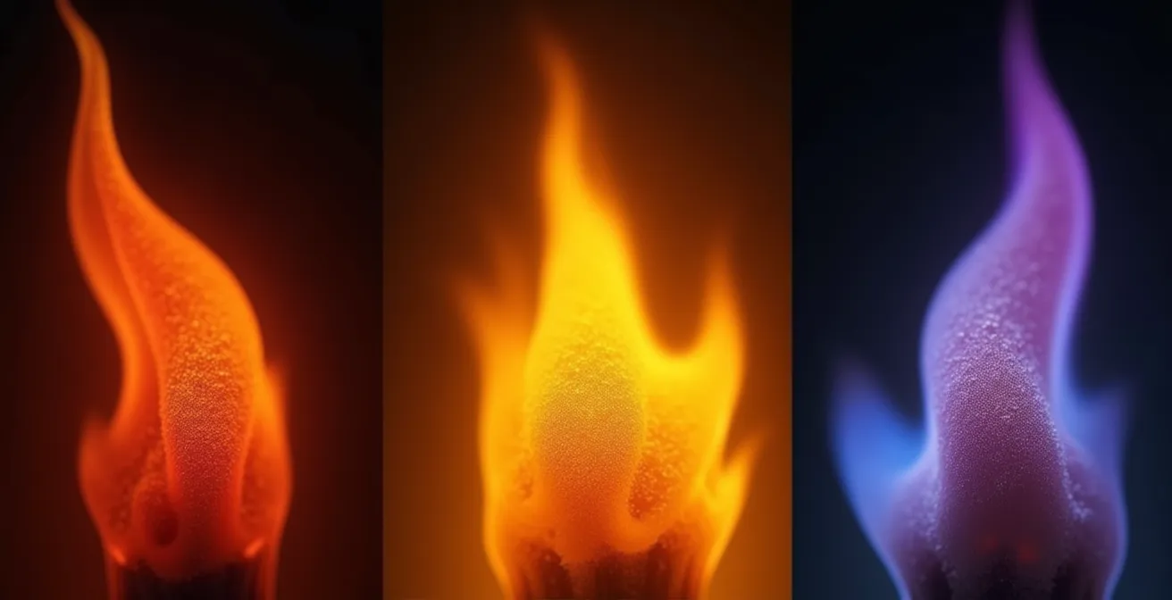 Visualisation des trois décans du Bélier avec leurs énergies planétaires distinctes